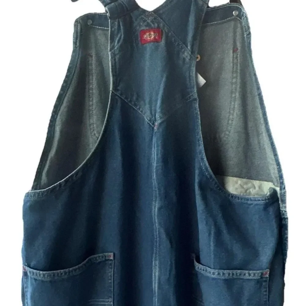 Dickies Men's Blue Dungarees-overalls